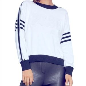 Bcbg Maxazria Logo stripe sweater